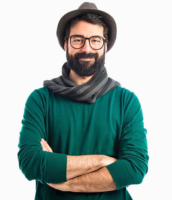 man with hat 